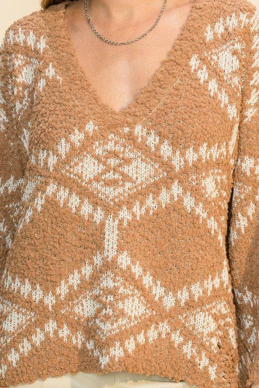 Ivy Sweater in Tan